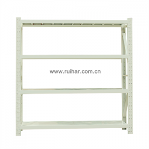 中型貨架 四層擱板，500kg/層 白色