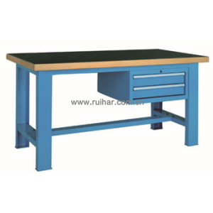 重型工作臺高分子桌板帶兩吊抽，GF1500-B，GF1800-B，GF2000-B